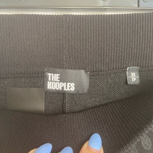 THE KOOPLES LOGO BLACK LEGGINGS Size XS - Picture 10 of 10